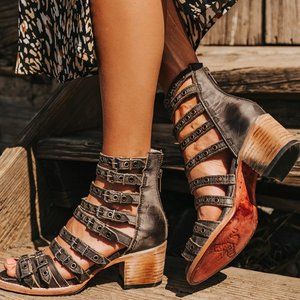 CASANDRA FREEBIRD BOHO STRAPPY SANDLE